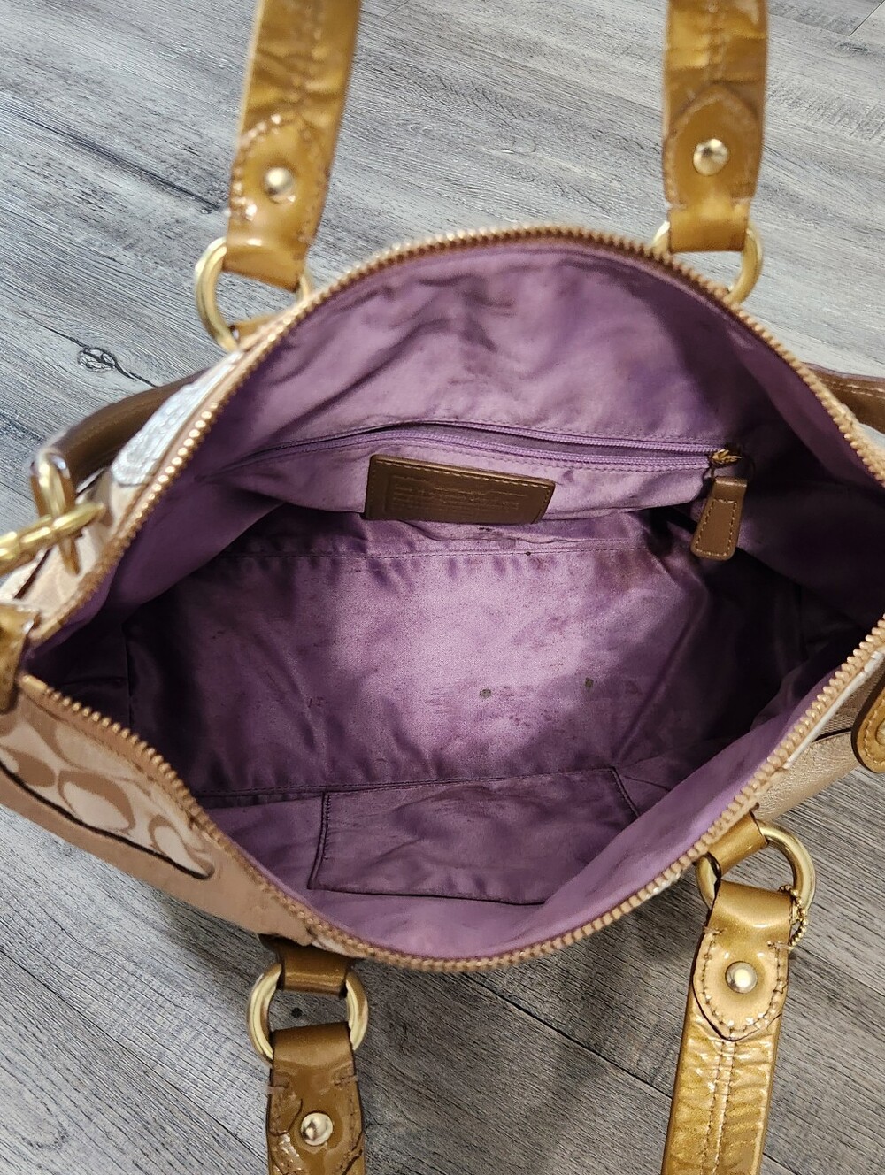 Y2K Coach Patchwork Ashley Satche Tote Bag - Picture 13 of 14